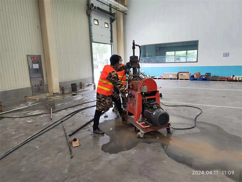 神木厂房地面下沉塌陷注浆加固施工